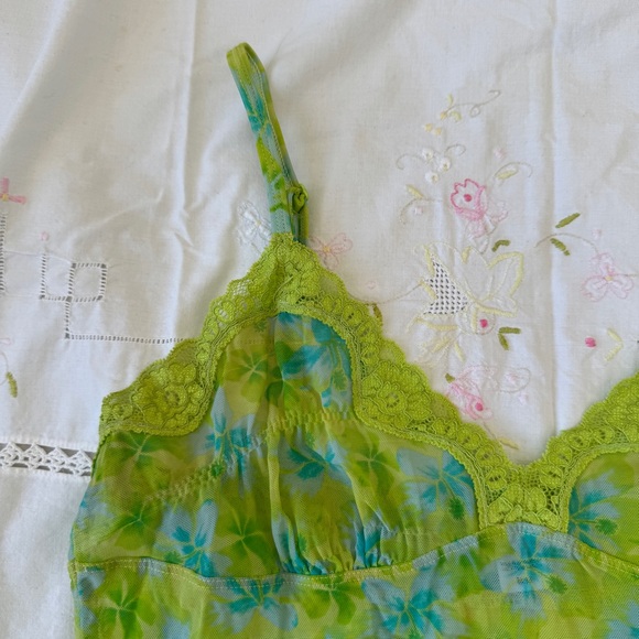 La SENZA Green and Blue Floral Camisole - Picture 3 of 8